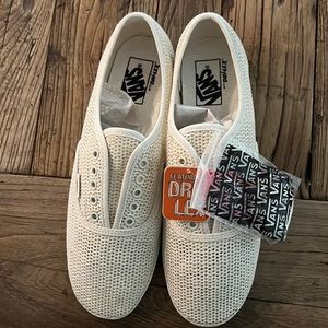 Vans marshmallow mesh cream slip one - w 10 m 8.5